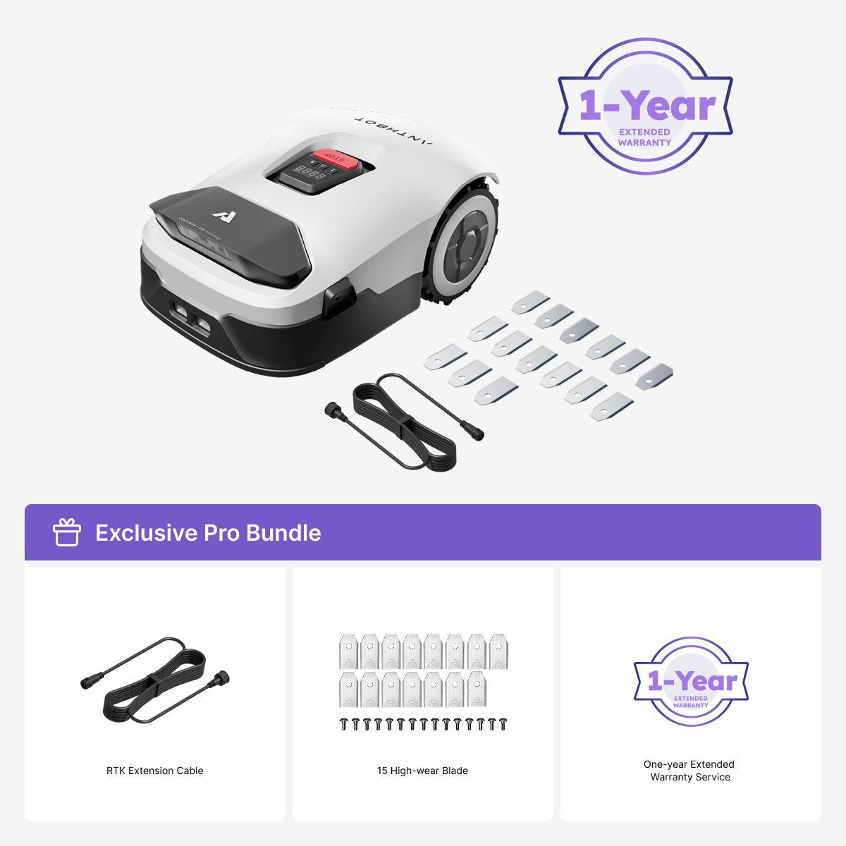 ANTHBOT Genie: Smart AI Robot Lawn Mower - No Wire