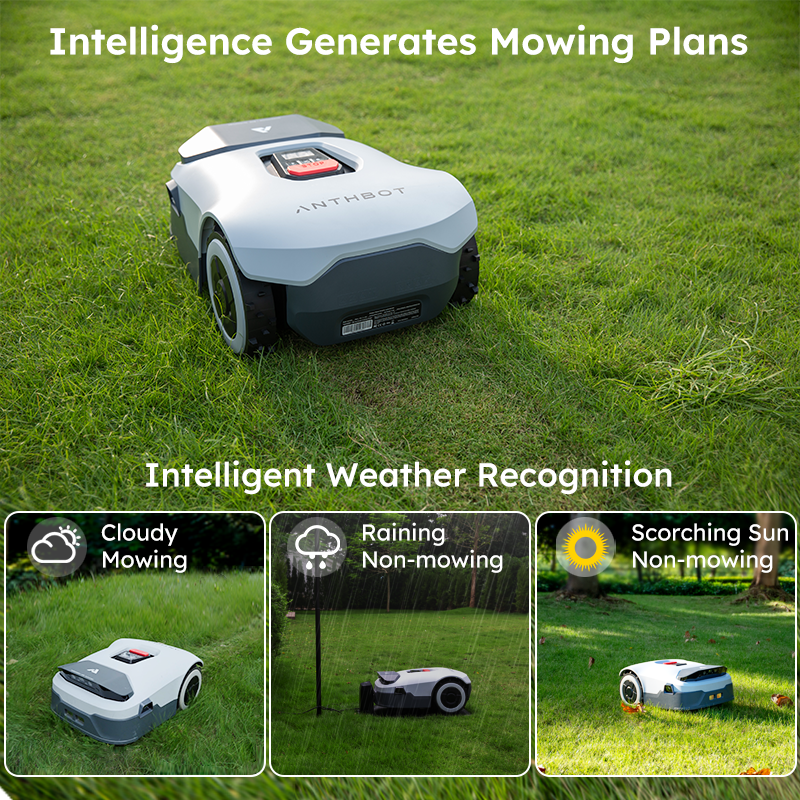 Pre-order | ANTHBOT Genie 3000: AI Robot Lawn Mower No Wire